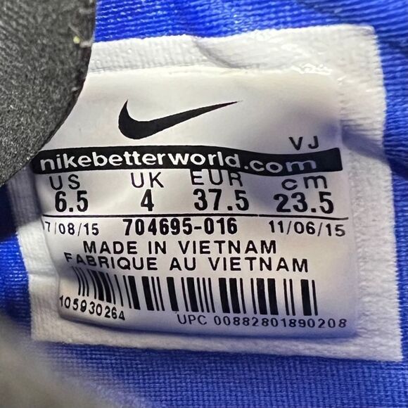 Nike Free 5.0 TR Fit 5 Blue Green Training Sneakers Womens Size 6.5 Athletic Run - Picture 8 of 10